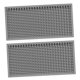 thumbnail image 5 of Paquete de 2 - Tapete de barra, tapete de secado de vidrio, secado rápido, multifuncional, tapete de drenaje de encimera para restaurantes, hogar, Gris, 5 of 9