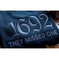 thumbnail image 2 of Embroidered Salem 1692 Sweatshirt: Halloween Witch Shirt, 2 of 5