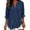 Navy, variant on YVNAURA Womens Loose Fit Summer Shirt Breathable Cotton Linen Top Short Sleeve V Neck Blouse Casual Everyday Essential Tops Beach Vacation Work Office Wear, Black,L