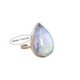 thumbnail image 2 of 925 Rings for Womens,Retro Moonlight-Stone Ring, Creative Decorative Ring Jewelry, 2 of 2