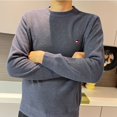 thumbnail image 1 of Suéter de terciopelo de hurón para hombre, suéter de cuello redondo para hombre, estilo versátil, alta absorción, 1 of 6