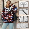 thumbnail image 6 of Renewold Camo American Flag Womens Oversized Zip Up Hoodies Fashion Hooded Pullover Jackets Sweatshirts Long Sleeve Y2K Hoodies Fleece Sweaters Hooded Cardigan Fall Winter Clothes, XS, 6 of 7