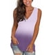 thumbnail image 2 of Blusas sueltas con cuello en V y mangas degradadas con estampado informal para mujer Pompotops  lopia995528, 2 of 4