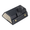 thumbnail image 2 of Organizador de gafas de sol Jadeshay Estuche de cuero PU negro, 2 of 12