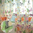 thumbnail image 3 of Rideau Rideau Papillon pour Chambre d'Enfant Salon Décoration de Fenêtre, 3 of 6
