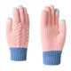 thumbnail image 2 of Guantes de lana de punto para hombre y mujer, resistentes al viento, cálidos y gruesos, para exteriores, para adultos, para mujer, 2 of 5