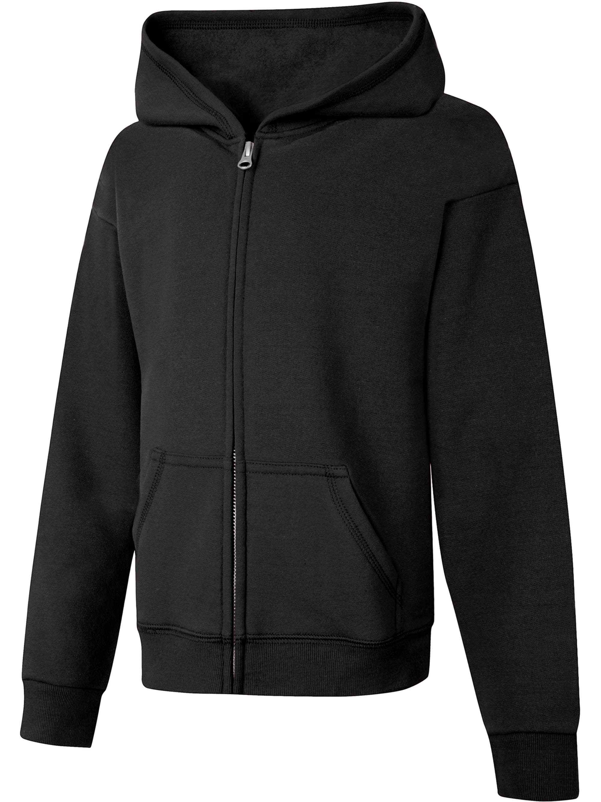 Full Zip Hoodie Hanes Girls Sweatshirts Hanes ComfortSoft