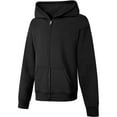 thumbnail image 2 of Hanes Girls ComfortSoft Eco Smart Full-Zip Hoodie Sweatshirt, Sizes 4-16, 2 of 2