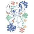 thumbnail image 2 of Men's Lilo & Stitch Colorful Tropical Flowers Tank Top White Large, 2 of 4