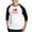 Black/White, variant on CafePress - I Love High School Football Baseball Jersey - Cotton Baseball Jersey, 3/4 Raglan Sleeve Shirt