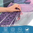 thumbnail image 4 of Yayeee Kitchen Valance Rod Pocket 54" x 18" Living Room Window Curtain, Green Night Deer, 4 of 6