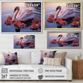 thumbnail image 4 of Designart "Regal Pink Flamingo Domain" Animals Flamingo Floater Framed Wall Decor, 4 of 5