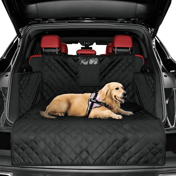 Funda Impermeable De Perro para Asiento De Coche Auto, Forro De Carga Para Mascotas Lavable Xtellar negro