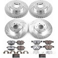 thumbnail image 3 of PowerStop Front and Rear Z26 Street Warrior Carbon-Fiber Ceramic Brake Pad and Drilled and Slotted Rotor Kit Fits: BMW Select Models K7552-26, 3 of 9
