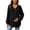 Black, variant on Maternity Hoodies for Women Ribbed Knit Long Sleeve Maternity Hooded Sweater Fall Pregnancy Shirts,Green