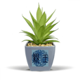 thumbnail image 1 of Pot de Fleurs Ananas Faux Motif Rond Mini Décor, 1 of 3