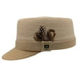thumbnail image 3 of Men's Braided Two Tone Legionnaire Hat in Beige H-67, 3 of 5