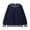 Navy, variant on Women's Printed Round Neck Long Sleeve Sweatshirt, Autumn Winter Soft Skin-Friendly Comfortable Fabric Pullover Top for Daily Wear, Travel, Vacation, and Casual Occasions Beige L