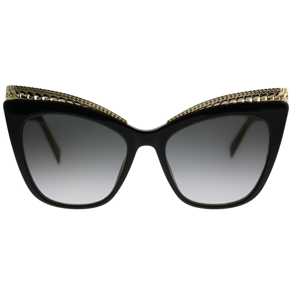 Moschino Grey- Gold Cat Eye Ladies Sunglasses MOS009/S 0807 FQ 52 - image 2 of 3