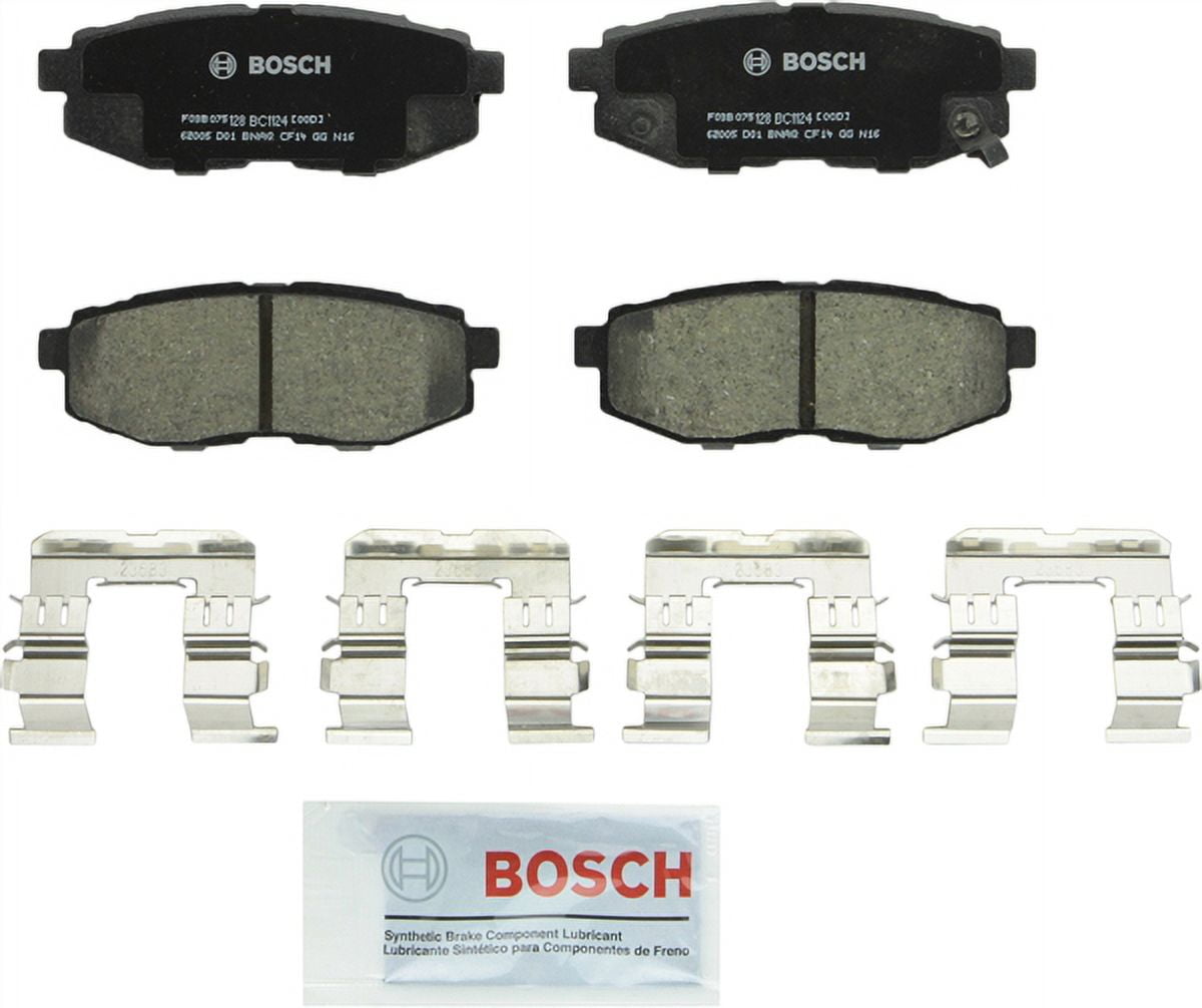 Bosch BC1124 QuietCast Premium Disc Brake Pad Set Fits select: 2013-2016 TOYOTA SCION FR-S, 2010-2014 SUBARU OUTBACK