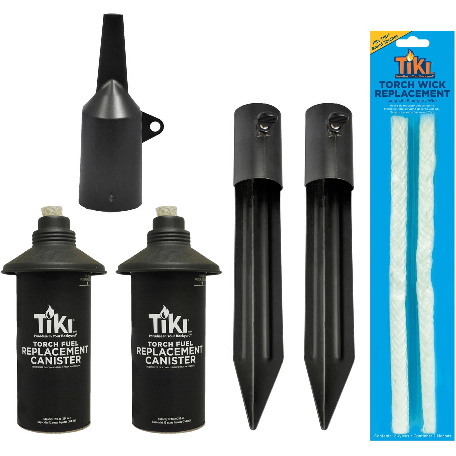 Tiki Brand 7 Piece Torch Accessory Kit Walmart Com
