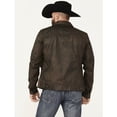 thumbnail image 4 of Moonshine Spirit Men's Coated Denim Jacket Brown Medium, 4 of 4