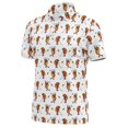 thumbnail image 2 of JAJAHO Mens Polo Shirts Short Sleeve Casual Funny Printed Summer Breathable Mesh Stretch Golf Shirts For Men Comfy Tops, 2 of 3