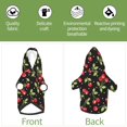 thumbnail image 5 of Bingfone Sweet Red Cherry Dog Clothes Hoodie, Pet Winter Coat,Puppy Sweatshirts for Small Dogs Boy Girl,Suitable for All Breeds-X-Small, 5 of 6
