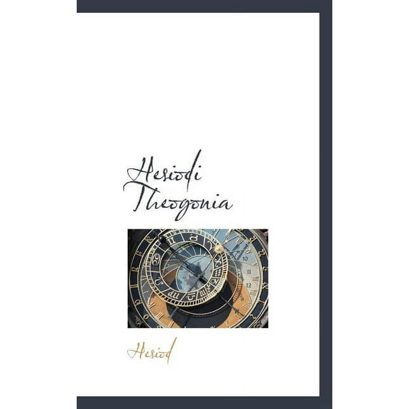 Hesiodi Theogonia (Paperback)