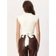 thumbnail image 3 of Chaleco de Punto Suéter sin Mangas para Mujer Camiseta sin Mangas de Punto blanco XL, 3 of 6