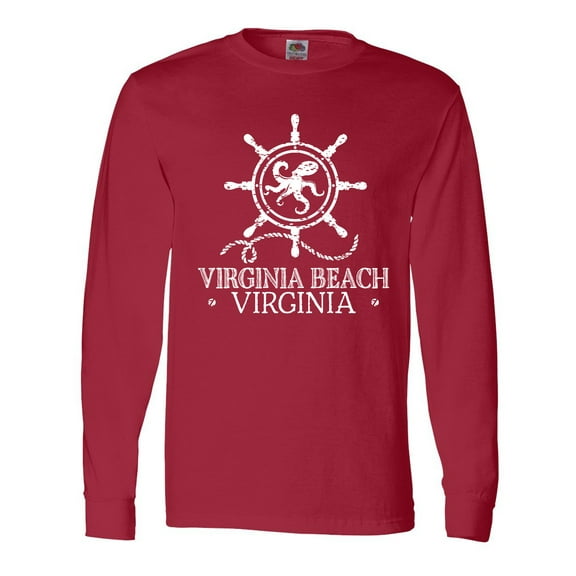 Inktastic Virginia Beach VA Nautical Long Sleeve T-Shirt