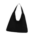thumbnail image 2 of Bolso de hombro para mujeres Bolso Minimalista Bolsa de viaje para vacaciones de primavera Negro, 2 of 8