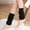 Black, variant on beishanbush Socks Winter Women Keep Warm Solid Socks Knitting Warm Anklets Leggings Socks Grey