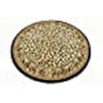 thumbnail image 3 of Unique Loom Wildlife Cheetah Border Design Rug 4' x 4' Round Ivory/Black, 3 of 10
