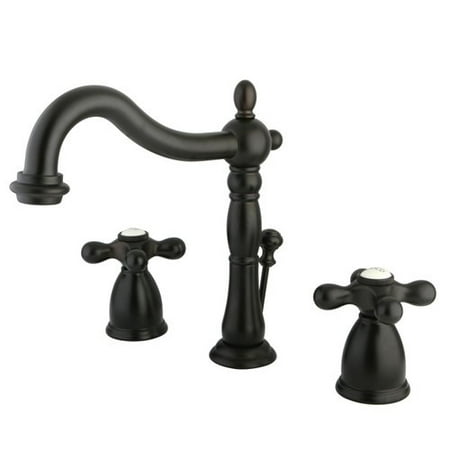 UPC 663370013744 product image for Kingston Brass Heritage Widespread Bathroom Faucet with Drain Assembly | upcitemdb.com