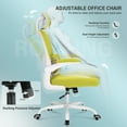 thumbnail image 3 of GOMAFO Ergonomic Mesh Office Chair with Adjustable Lumbar Support, Green (Set of 1), 3 of 7