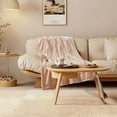 thumbnail image 2 of Westinghouse Electric Blanket Twin Size 62"x84" Heated Throw Soft Silky Microplush Flannel Heating Blanket, 10 Heat Settings & 12 Hours Auto Off, Machine Washable, Beige, 2 of 8