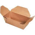 thumbnail image 2 of Café Express Pack of 200 Count Kraft Take Out Food Containers, Disposable Paper Food Container To Go Boxes Designed For Fewer Leaks, Stackable Chinese Takeout Boxes For Restaurants and Food Service, 2 of 2