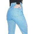 thumbnail image 5 of American Apparel Women's High-Waist Jean, Light Wash, 26W/32, 5 of 6
