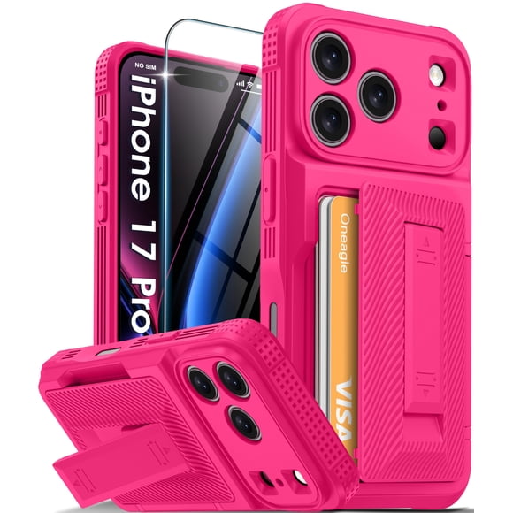 Funda para teléfono Oneagle iPhone 17 Pro Wallet RFID Kickstand