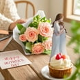 thumbnail image 5 of YWIYIUD 1PCS Mother Daughter Hugging Resin Statue Table Centerpiece Decor Gifts for Women Mom SculptedHandPainted Figure Meaningful Gifts for Birthday Thanksgiving Mother's Day, 5 of 6