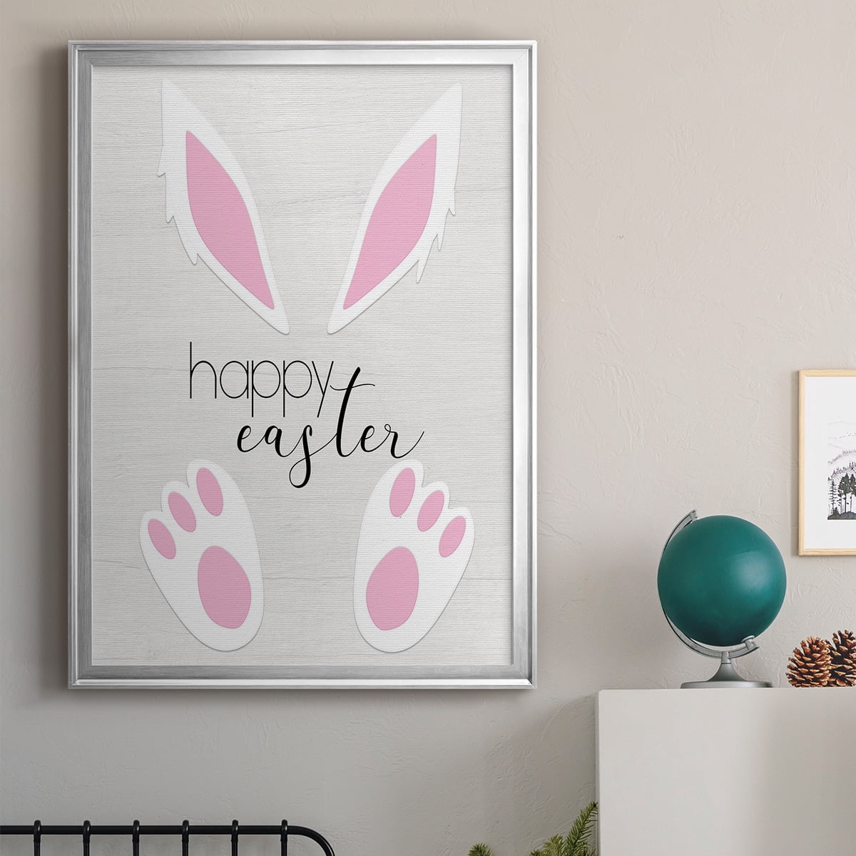 Happy Easter Premium Framed Print - Ready to Hang