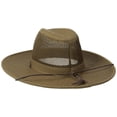 thumbnail image 2 of Henschel Crushable Soft Mesh Aussie Breezer Hat, Earth, Small, 2 of 2