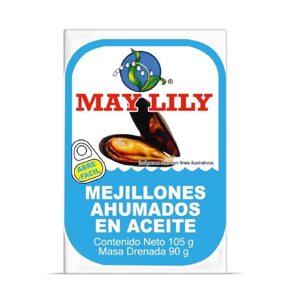 Mejillones May Lily ahumados en aceite 105 g