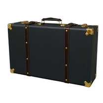 MUSEYA 1PC Decorative Box Vintage Wood Blue Jewelry Storage Clothes Organizer Dormitory