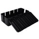 thumbnail image 3 of Caja organizadora de cables de escritorio para el hogar, caja de almacenamiento de cables de alimentación de cocina, caja de gestión de cables, color negro, 26x12x10cm, 3 of 8