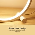 thumbnail image 4 of Lámpara de mesa LED de 25CM, lámparas circulares de escritorio para dormitorio, lámpara de noche para sala de estar, lámpara de noche redonda táctil, decoración de luz nocturna, 4 of 5