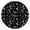 Black Gothic Skull, variant on Black Gothic Skull Star Pattern Round Fitted Tablecloth with Elastic Edge,Dining Table Cover Waterproof,Outdoor Round Tablecloth for Camping,Dining,Indoor and Outdoor