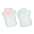thumbnail image 3 of Guantes con forma de pata de gato, garras decorativas de animales, guantes de garra de gatito para cosplay para juegos de rol Almohadillas rosas blancas, 3 of 9