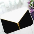 thumbnail image 1 of YUSDECOR Zipper Isolated On White Home Decor Floor Mat Area Rug Doormat Size 15.7x23.6 Inches, 1 of 1